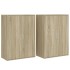 Aparadores 2 uds madera de ingeniería roble Sonoma 60x31x84