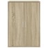 Aparadores 2 uds madera de ingeniería roble Sonoma 60x31x84
