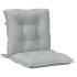 Cojines para silla respaldo bajo 6 ud tela gris claro