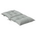 Cojines para silla respaldo bajo 6 ud tela gris claro