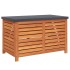 Caja de almacenaje de jardín madera maciza eucalipto