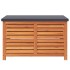 Caja de almacenaje de jardín madera maciza eucalipto