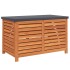 Caja de almacenaje de jardín madera maciza eucalipto