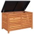 Caja de almacenaje de jardín madera maciza eucalipto