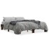 Estructura cama madera ingeniería metal roble ahumado