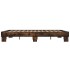 Estructura cama madera ingeniería metal roble ahumado