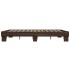 Estructura cama madera ingeniería metal marrón roble 150x200