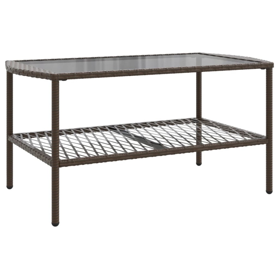 Set de sofás de jardín 4 pzas y cojines ratán sintético