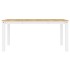 Mesa de comedor Panama madera maciza pino blanco 160x80x75