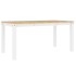 Mesa de comedor Panama madera maciza pino blanco 160x80x75