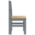 Sillas de comedor Panama 2 uds madera pino gris 40x46x90