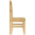 Sillas de comedor 2 uds madera maciza de pino 40x46x99