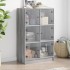 Aparador alto con puertas madera gris Sonoma 68x37x109