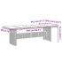 Mesa de jardín superficie de vidrio ratán PE marrón