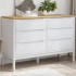 Cómoda cajonera FLORO madera maciza de pino
