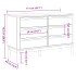 Cómoda cajonera FLORO madera maciza de pino