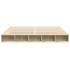 Estructura de cama madera de ingeniería roble Sonoma 200x200
