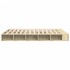 Estructura de cama madera de ingeniería roble Sonoma 200x200