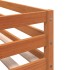 Litera con cortinas madera maciza de pino azul 80x200