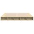 Estructura de cama madera de ingeniería roble Sonoma 180x200