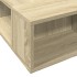 Estructura de cama madera de ingeniería roble Sonoma 180x200