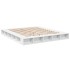 Estructura de cama madera de ingeniería blanca 180x200