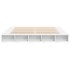 Estructura de cama madera de ingeniería blanca 180x200