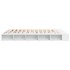 Estructura de cama madera de ingeniería blanca 180x200