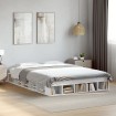 Estructura de cama madera de ingeniería blanca 160x200 cm