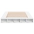 Estructura de cama madera de ingeniería blanca 160x200