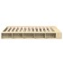 Estructura de cama madera de ingeniería roble Sonoma 160x200