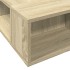 Estructura de cama madera de ingeniería roble Sonoma 160x200