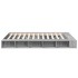 Estructura de cama madera de ingeniería gris Sonoma 140x200