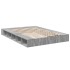 Estructura de cama madera de ingeniería gris Sonoma 140x200