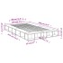 Estructura de cama madera de ingeniería blanca 120x200
