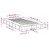 Estructura de cama madera de ingeniería roble Sonoma 120x190