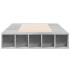 Estructura de cama madera de ingeniería gris hormigón