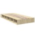 Estructura de cama madera de ingeniería roble Sonoma 90x190