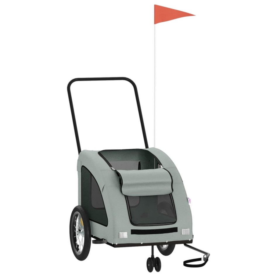 Remolque de bicicleta mascotas hierro tela Oxford