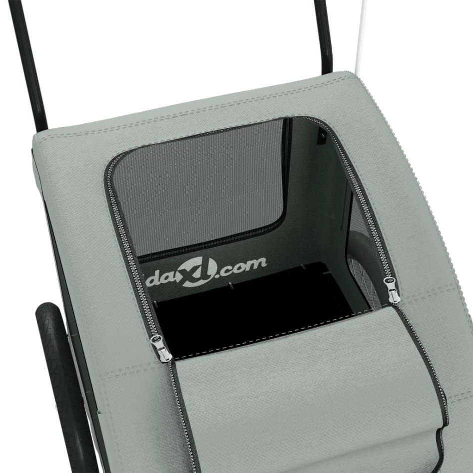 Remolque de bicicleta mascotas hierro tela Oxford