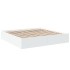 Estructura de cama madera de ingeniería blanca 180x200