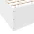 Estructura de cama madera de ingeniería blanca 180x200