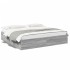 Estructura de cama madera de ingeniería gris Sonoma 180x200