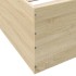 Estructura de cama madera de ingeniería roble Sonoma 140x190