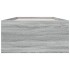 Estructura de cama madera de ingeniería gris Sonoma 90x200
