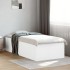 Estructura de cama madera de ingeniería blanca 90x190