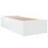 Estructura de cama madera de ingeniería blanca 90x190