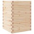 Jardinera de madera maciza de pino 50x50x68,5