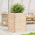 Jardinera de madera maciza de pino 50x50x68,5