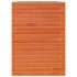 Jardinera madera maciza de pino marrón cera 50x50x68,5